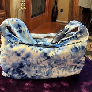 Calvin Klein tie dye large tote NWT it is roomy with 3- zippered compartments